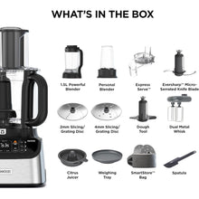 Kenwood MultiPro OneTouch FDM73.850SS Food Processor & Blender – 1000W, 13 Accessories, Silver
