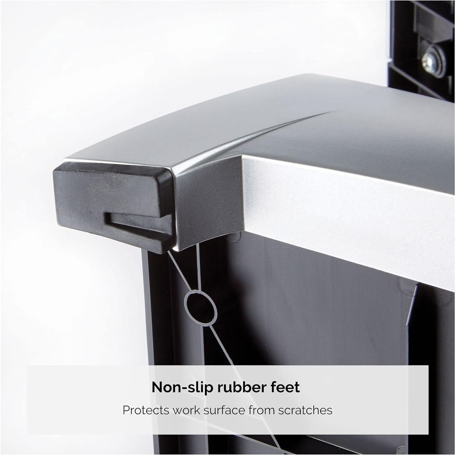 Buy FELLOWES,Fellowes Office Suites Laptop Stand - 6-Height Adjustable Portable Riser for 17" Laptops, 5KG Capacity, Black/Silver - Gadcet UK | UK | London | Scotland | Wales| Near Me | Cheap | Pay In 3 | Portable monitor