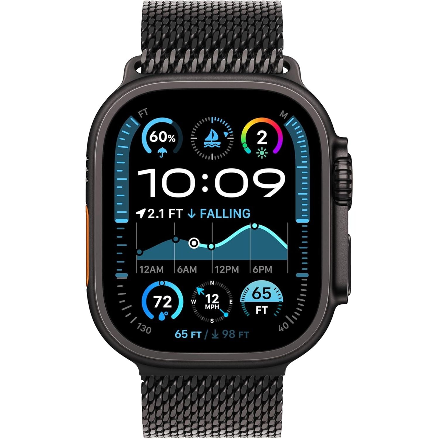 Buy Apple,Apple Watch Ultra 2 Cellular – 49mm Black Titanium Case with Black Ocean Band - Gadcet UK | UK | London | Scotland | Wales| Near Me | Cheap | Pay In 3 | Smart Watches