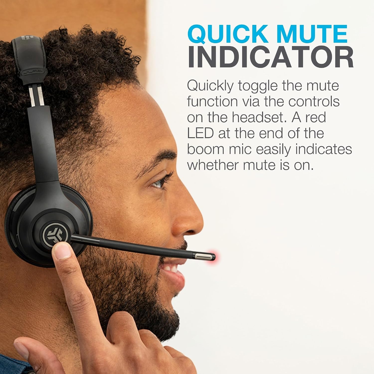 Buy JLab,JLab Go Work 2nd Gen Wireless Headset - 55+ H Bluetooth, Mic, Multipoint, Black - Gadcet UK | UK | London | Scotland | Wales| Near Me | Cheap | Pay In 3 | Headphones & Headset