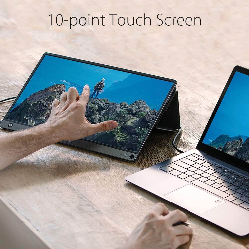 Buy ASUS,ASUS ZenScreen Touch 15.6" FHD Portable Monitor (MB16AMT) - IPS, 1080P, USB-C, HDMI, 10-Point Touch, Smart Cover, Compatible with Laptop, PC, Phone - Gadcet UK | UK | London | Scotland | Wales| Near Me | Cheap | Pay In 3 | Portable Monitors