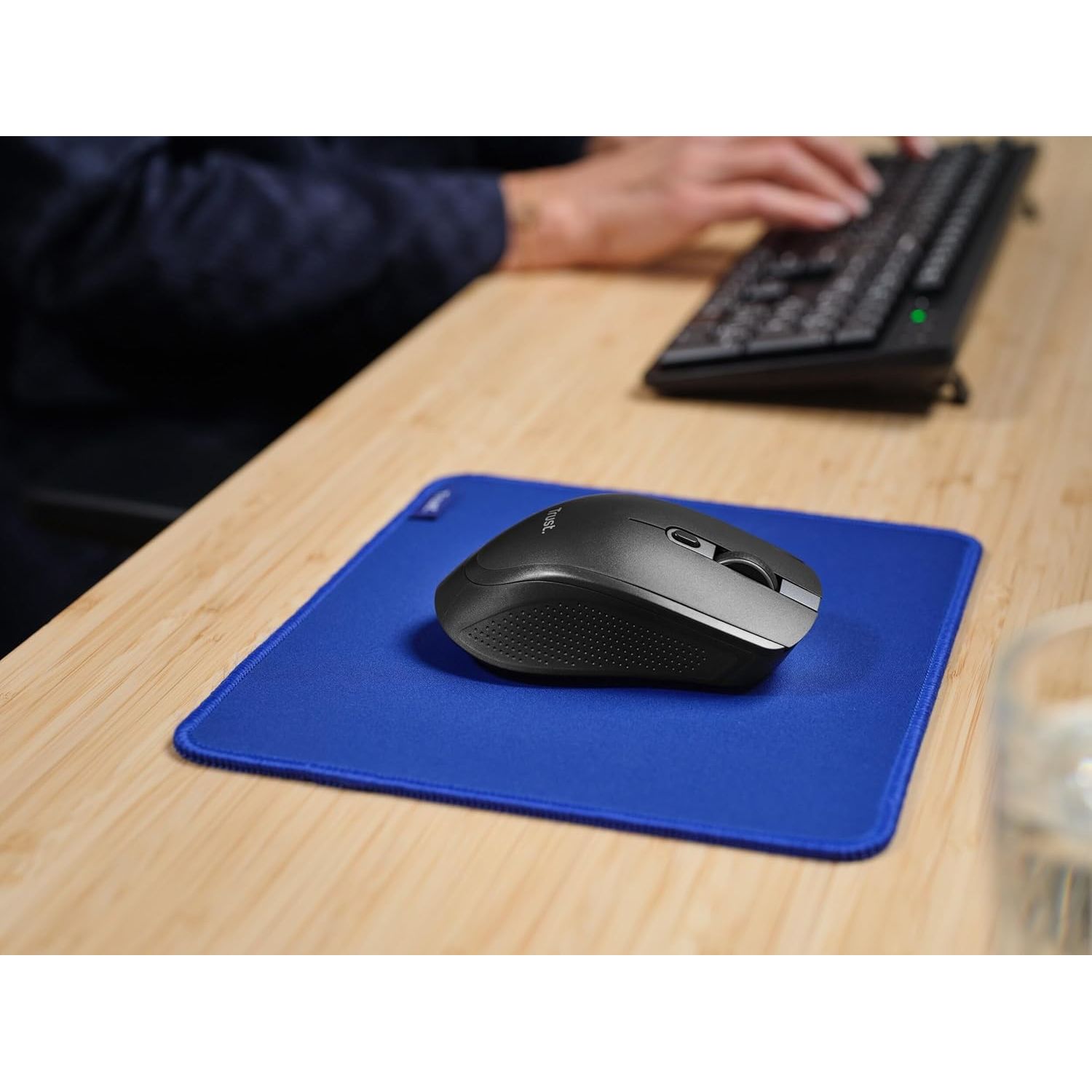 Buy Trust Gaming,Trust Ozaa+ Multi-Device Wireless Mouse – Bluetooth & 2.4GHz, Silent, Programmable, Rechargeable, 60% Recycled Plastic, Side Scroll Wheel – Black - Gadcet UK | UK | London | Scotland | Wales| Near Me | Cheap | Pay In 3 | Keyboard & Mouse