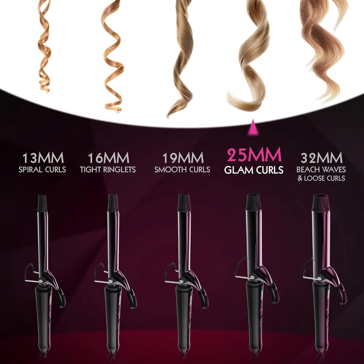 Buy Wahl,Wahl Curling Tong – 25mm Ceramic Barrel, Quick Heat, Swivel Cord, Cool Tip, Barrel Clamp for Shiny Curls - Gadcet UK | UK | London | Scotland | Wales| Near Me | Cheap | Pay In 3 | Hair Care