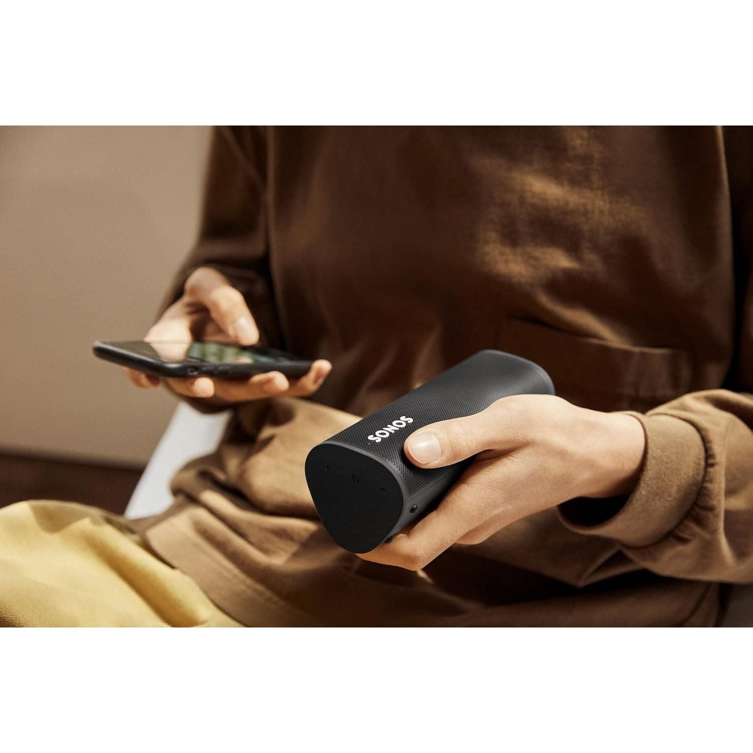 Buy Sonos,Sonos Roam SL Portable Speaker - Lightweight, Outdoor-Ready, 10-Hour Battery, AirPlay2 Compatible, Black - Gadcet UK | UK | London | Scotland | Wales| Ireland | Near Me | Cheap | Pay In 3 | Bluetooth Speakers