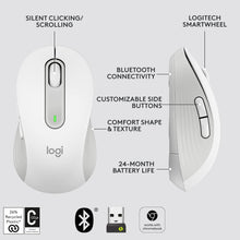 Buy Logitech,Logitech Signature M650 L Full Size Wireless Mouse - For Large Sized Hands, 2-Year Battery, Silent Clicks, Customisable Side Buttons, Bluetooth, for PC/Mac/Multi-Device/Chromebook - White - Gadcet UK | UK | London | Scotland | Wales| Near Me | Cheap | Pay In 3 | Keyboard & Mouse