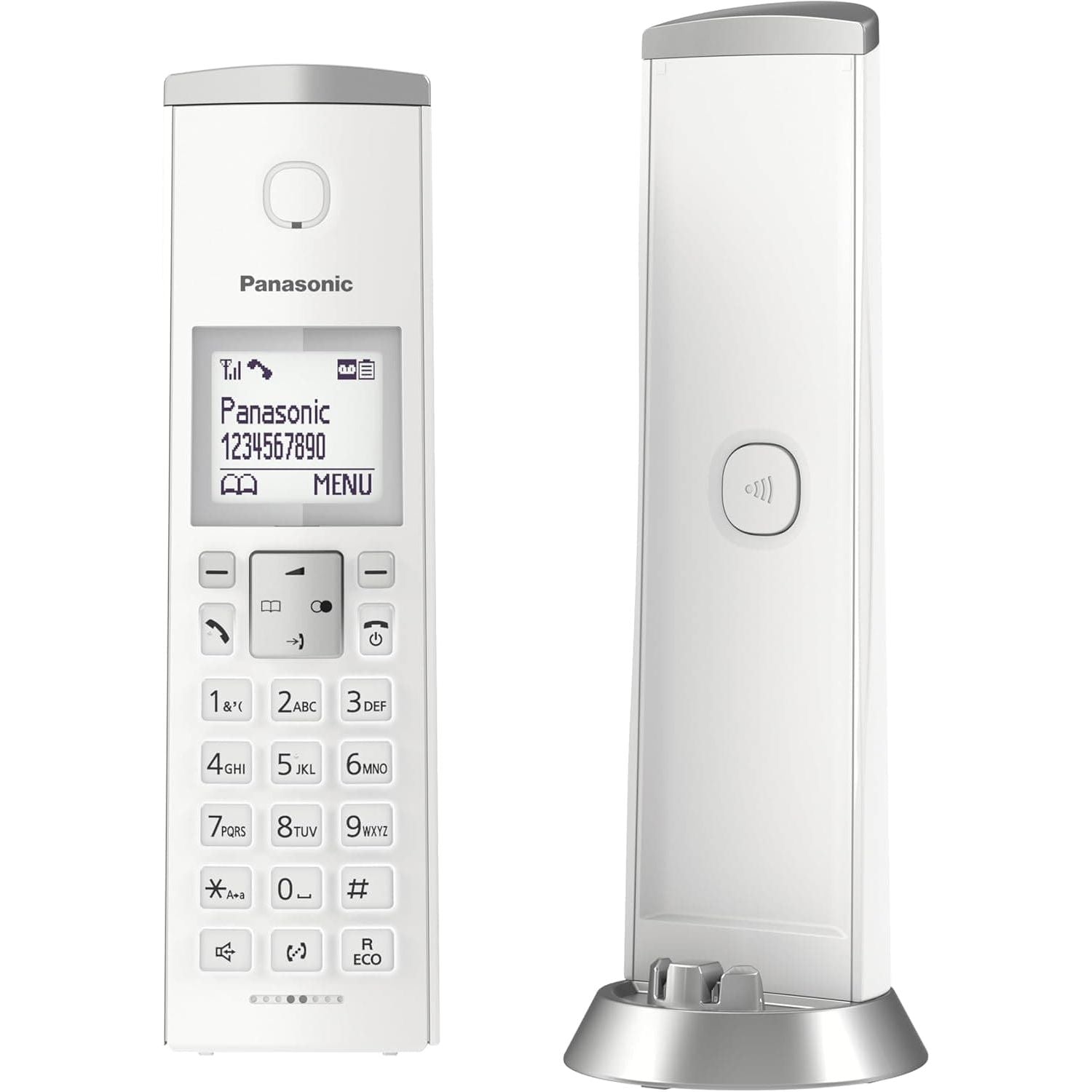 Buy Panasonic,Panasonic KX-TGK222 Designer Cordless Phone, Answerphone, Call Blocker, Do Not Disturb Mode, White - Gadcet UK | UK | London | Scotland | Wales| Near Me | Cheap | Pay In 3 | Cordless Phones