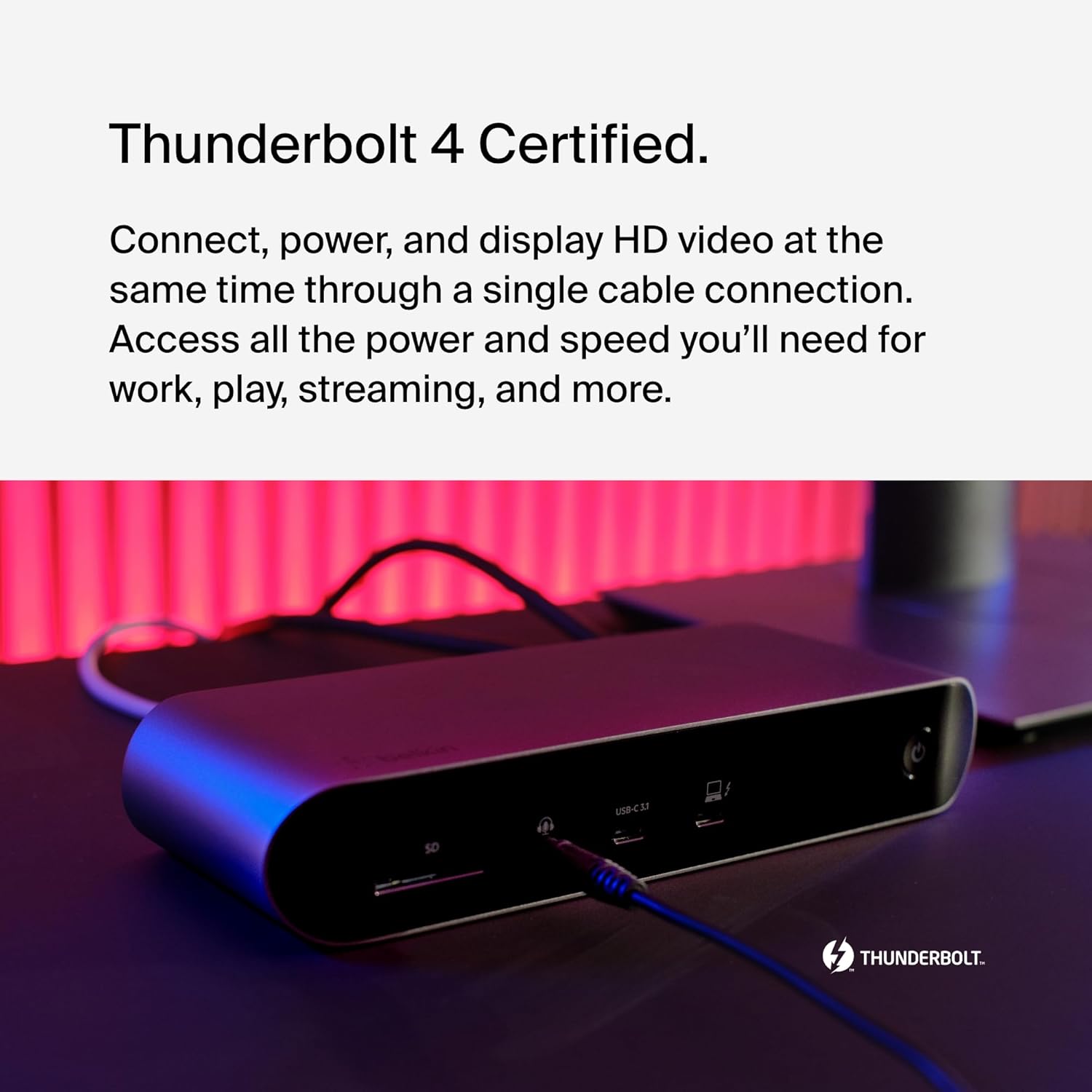 Buy Belkin,Belkin Thunderbolt 4 Dock Pro – Single 8K @ 30Hz / Dual 4K Docking Station with 90W Power Delivery - Gadcet UK | UK | London | Scotland | Wales| Near Me | Cheap | Pay In 3 | Laptop Docking Stations