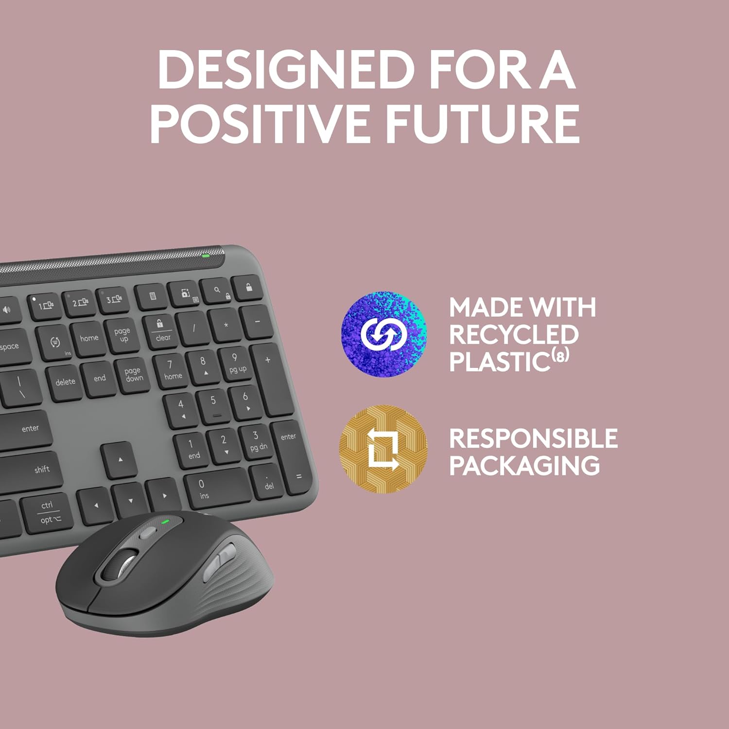 Buy Logitech,Logitech MK950 Signature Slim Wireless Keyboard & Mouse Combo – Bluetooth, Multi-Device, QWERTY UK, Graphite - Gadcet UK | UK | London | Scotland | Wales| Near Me | Cheap | Pay In 3 | Keyboards