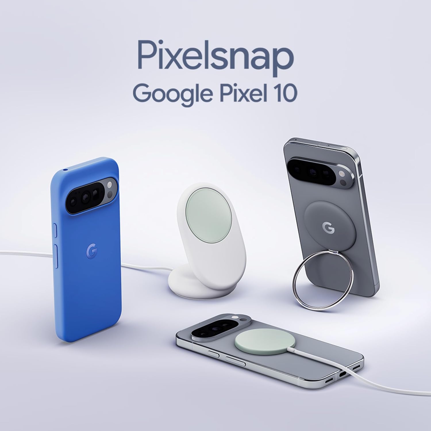 Google Pixelsnap Charger with Stand - 25 W Qi2 Wireless Charger and Stand