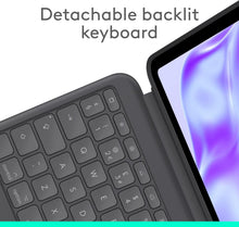 Buy Logitech,Logitech Combo Touch Keyboard Case for iPad Pro 13" (M4, 2024) - Detachable Backlit Keyboard, Kickstand, QWERTY UK Layout - Graphite - Gadcet UK | UK | London | Scotland | Wales| Near Me | Cheap | Pay In 3 | Keyboard Folio Case