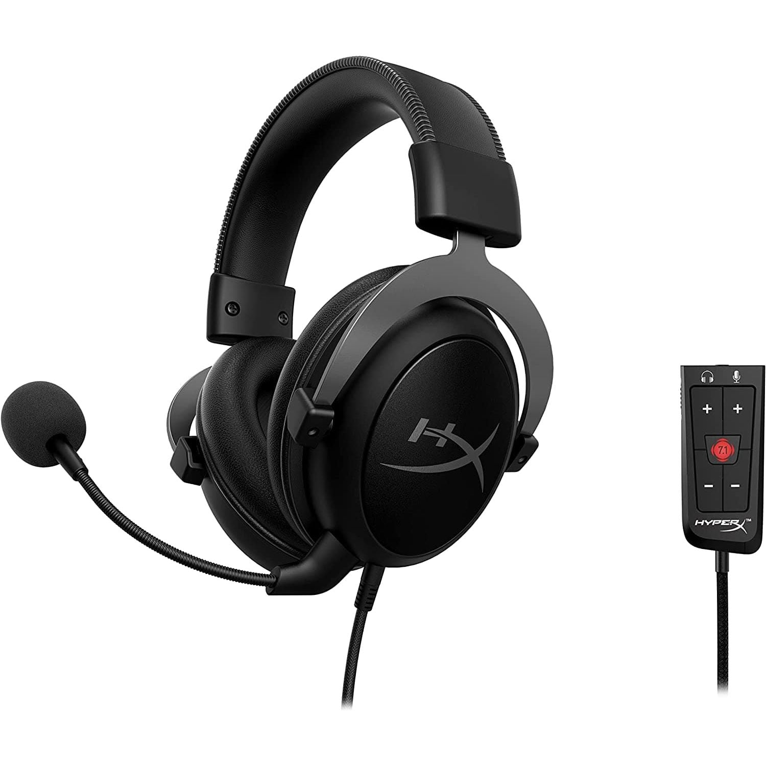 HyperX,HyperX Cloud II – Gaming Headset PC/PS4/Mac/Mobile, gunmetal - 53 mm Driver Size - Gadcet.com