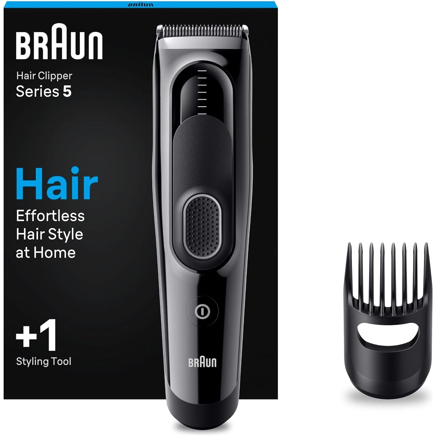 Buy Braun,Braun Hair Clipper Series 5 HC5310, Men's Hair Clipper with 9 Length Settings - Gadcet UK | UK | London | Scotland | Wales| Near Me | Cheap | Pay In 3 | Hair Clippers & Trimmers