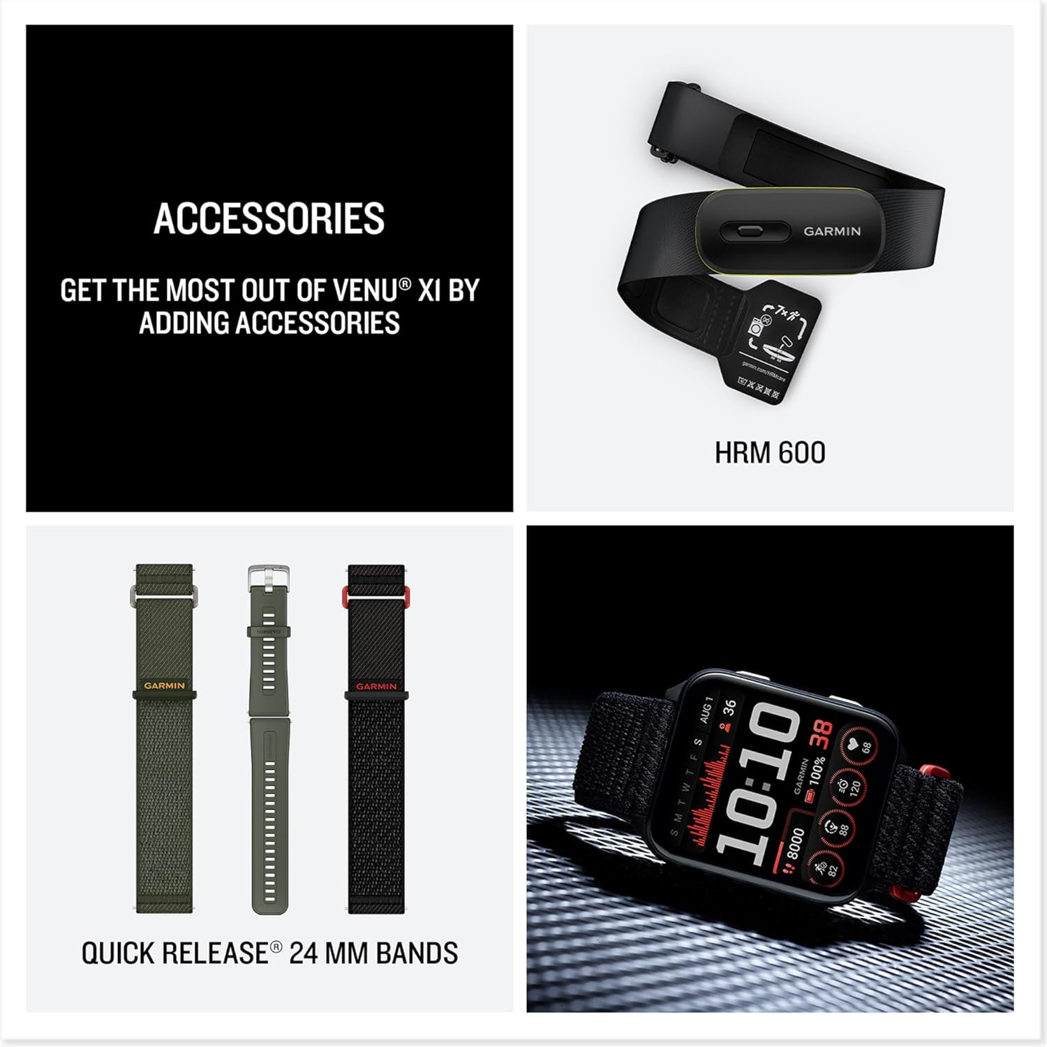 Buy Garmin,Garmin Venu X1 Black GPS Smartwatch – 2" Square AMOLED Display, Ultra-Thin 7.9mm Case, LED Flashlight, Sapphire Lens, Titanium Caseback, 100+ Sports Apps & 8-Day Battery - Gadcet UK | UK | London | Scotland | Wales| Near Me | Cheap | Pay In 3 | Smart Watches