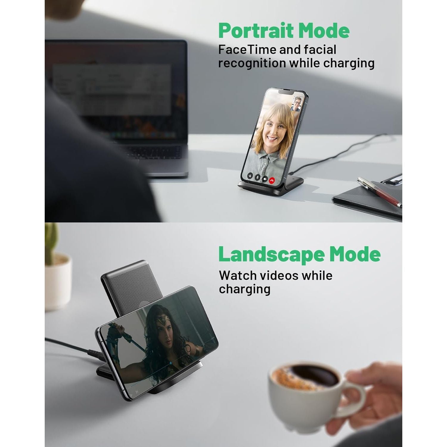Buy INIU,INIU Wireless Charger Stand – 15W Qi Fast Charging Dock, Adaptive LED Charging Station for iPhone 8-16, Samsung S9-S22, LG V40, Pixel 6-8 - Gadcet UK | UK | London | Scotland | Wales| Near Me | Cheap | Pay In 3 | Charging Dock