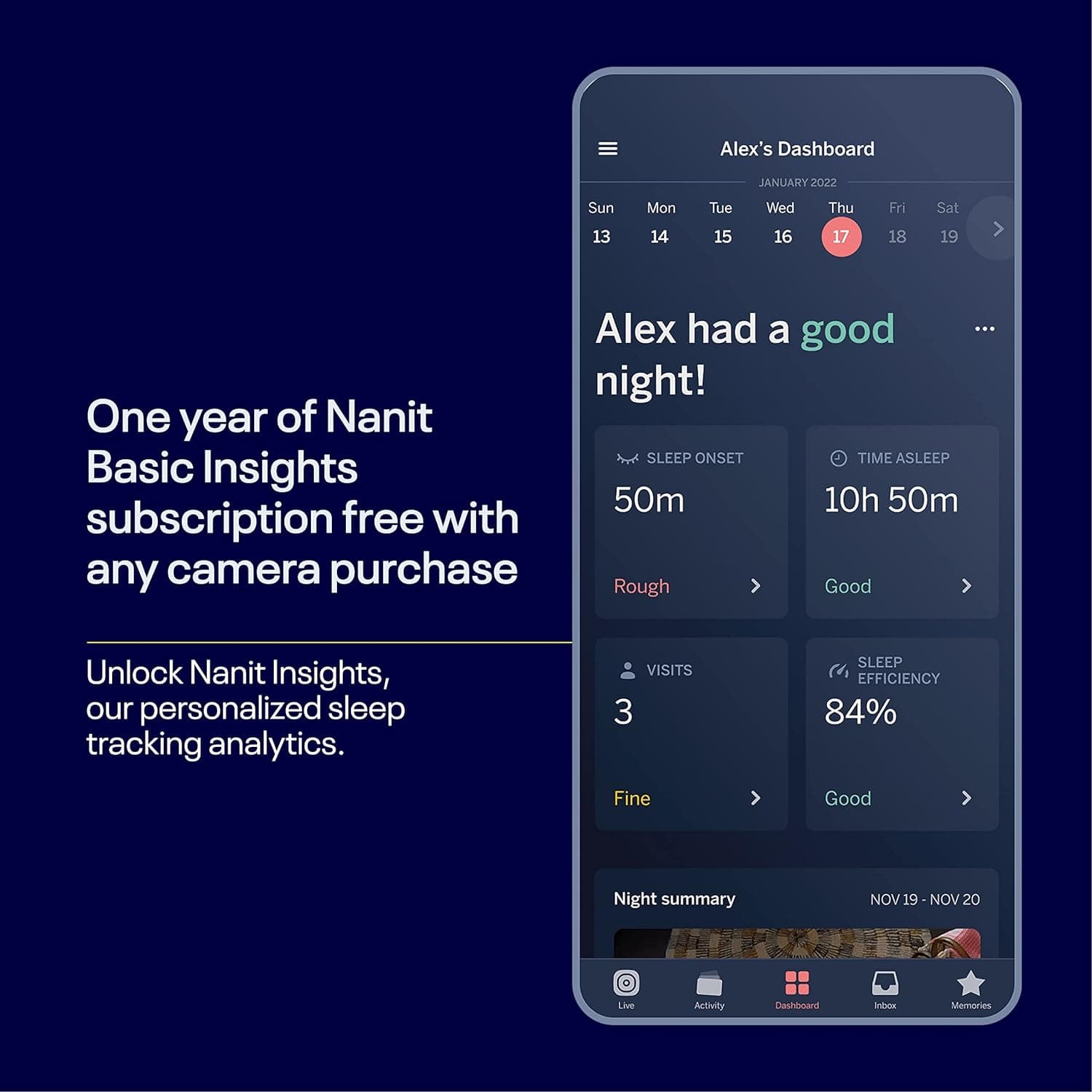 Buy Nanit,Nanit Pro Complete Baby Monitoring System Bundle – Includes 1080p Over The Cot Camera, Travel Multi-Stand, Breathing Wear Band - Tracks Newborn Sleep and Breathing Motion Sensor-Free - Night Vision - Gadcet UK | UK | London | Scotland | Wales| Near Me | Cheap | Pay In 3 | Baby Monitors