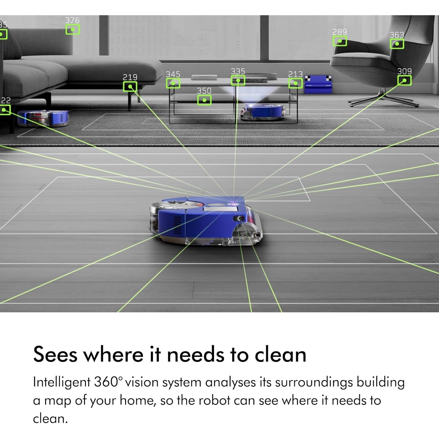 Buy Dyson,Dyson 360 Vis Nav™ Robot Vacuum: The Definitive Evolution in Autonomous Floor Care - Gadcet UK | UK | London | Scotland | Wales| Near Me | Cheap | Pay In 3 | Robot Vaccums