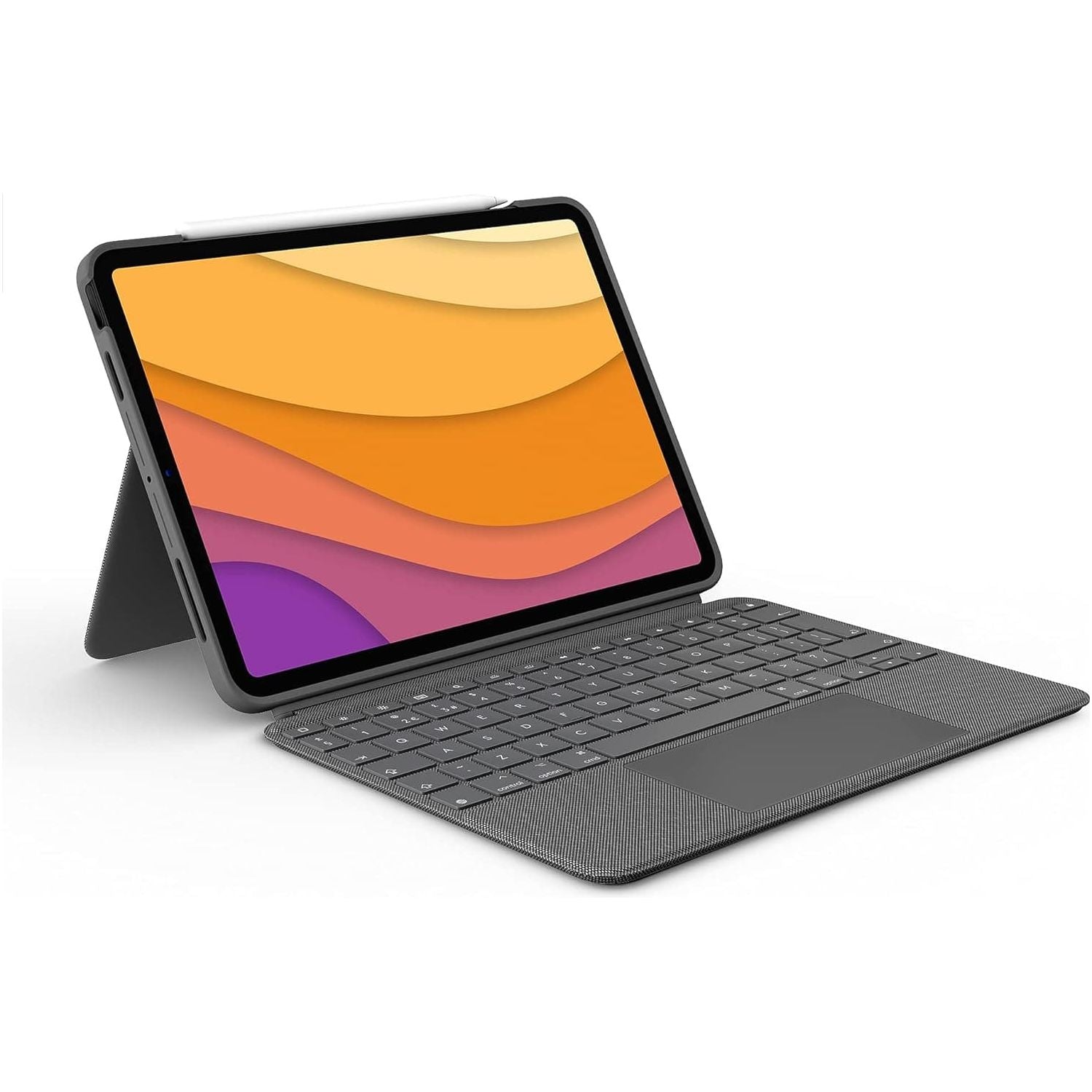 Logitech iPad Air 4th Gen Folio Keyboard Case - Grey - 1