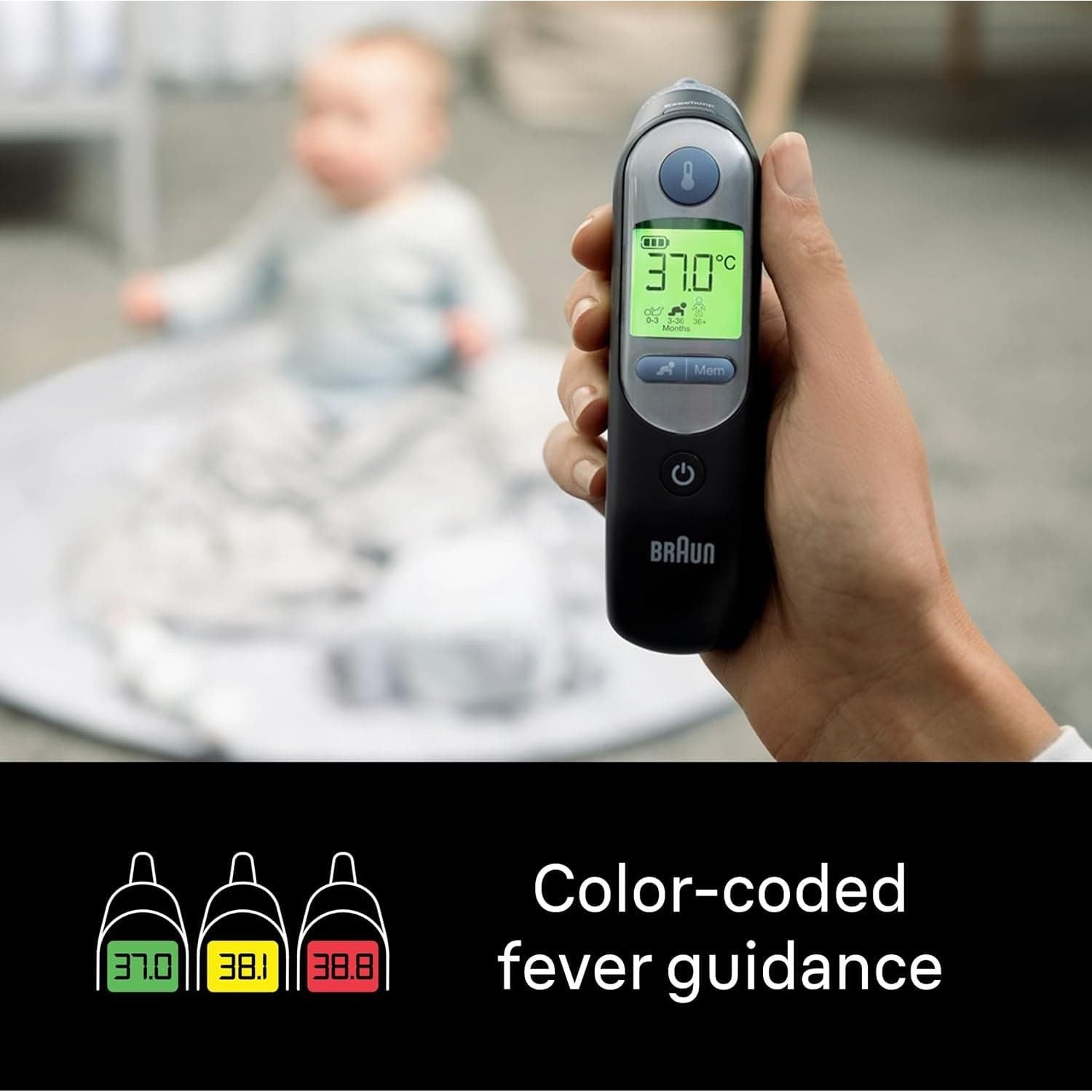 Buy Braun,Braun ThermoScan 7 Ear thermometer - Age Precision Technology - Colour-coded Digital Display - Baby and Infant Friendly - Gadcet UK | UK | London | Scotland | Wales| Near Me | Cheap | Pay In 3 | Thermometer