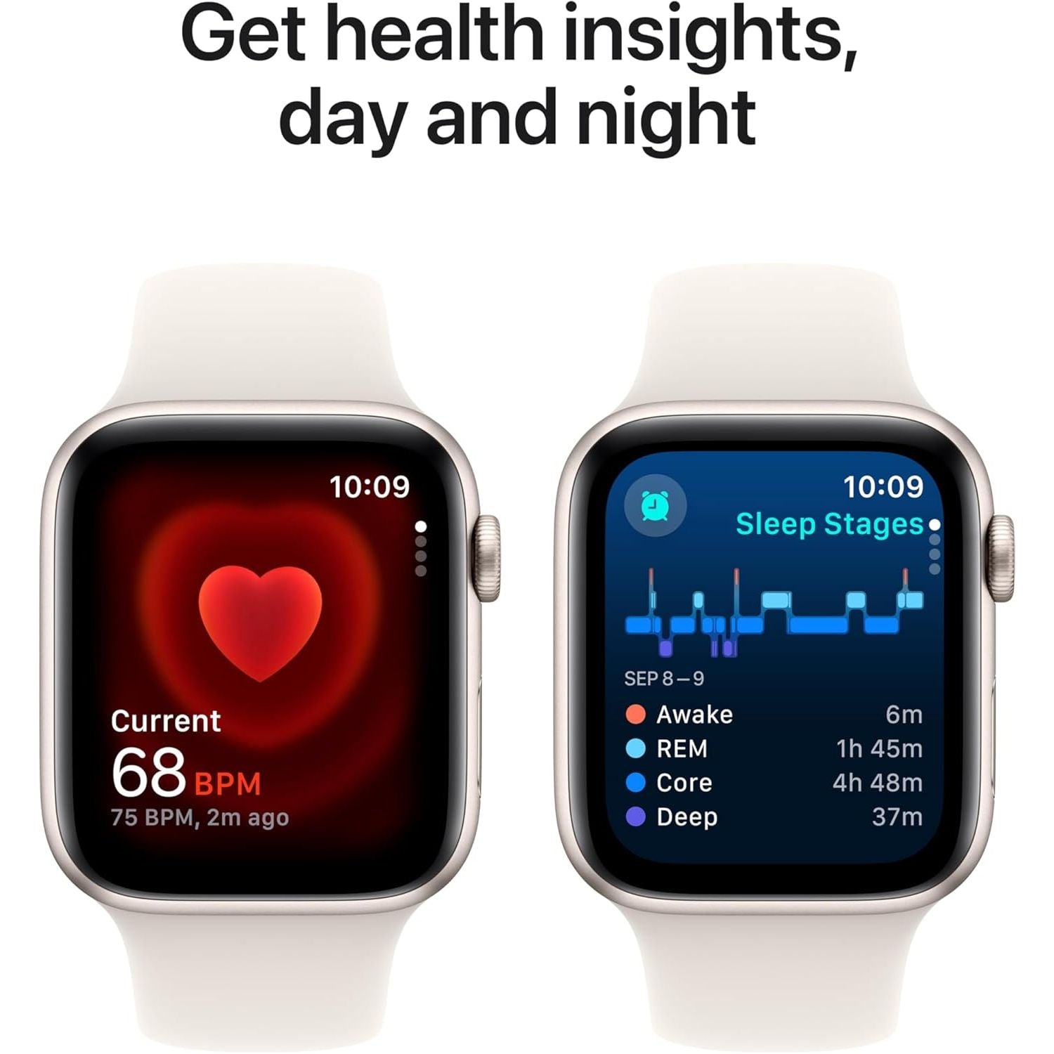 Buy Apple,Apple Watch SE (2nd Gen) GPS 44mm Smartwatch with Starlight Aluminium Case with Starlight Sport Band - S/M - Gadcet UK | UK | London | Scotland | Wales| Near Me | Cheap | Pay In 3 | Smart Watches