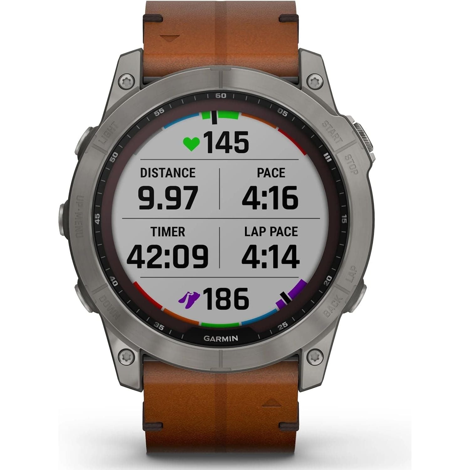 Buy Garmin,Garmin Fenix® 7X Sapphire Solar Edition Titanium with Chestnut Graphite Band Smartwatch - Gadcet UK | UK | London | Scotland | Wales| Ireland | Near Me | Cheap | Pay In 3 | Watches