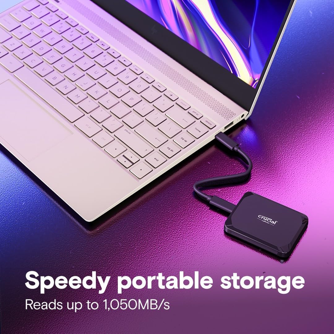 Buy Crucial,Crucial X9 1TB Portable SSD – USB-C 3.2, Up to 1050MB/s, Compatible with PlayStation, Xbox, PC & Mac (CT1000X9SSD902) - Gadcet UK | UK | London | Scotland | Wales| Near Me | Cheap | Pay In 3 | External Hard drives