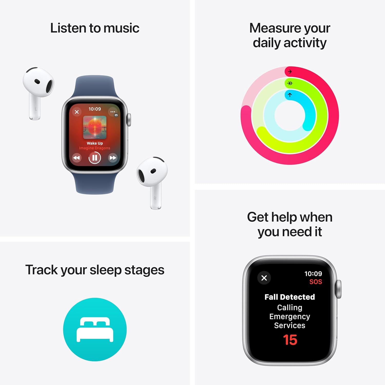 Buy Apple,Apple Watch SE (2nd Gen) GPS 44mm Midnight Aluminium Case, Sport Band, Fitness & Sleep Tracking, Crash Detection - Gadcet UK | UK | London | Scotland | Wales| Near Me | Cheap | Pay In 3 | Smart Watches