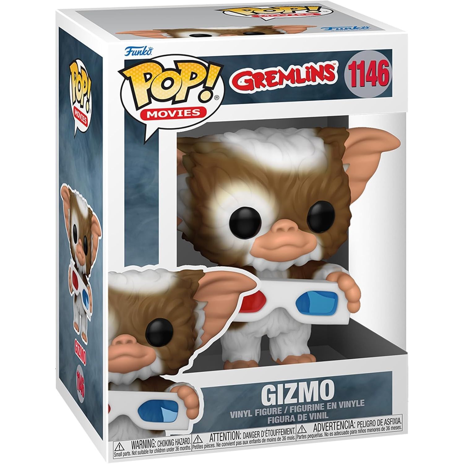 Buy Funko,Funko Pop! Gremlins Gizmo with 3D Glasses Vinyl Figure | Official Movie Collectible - Gadcet UK | UK | London | Scotland | Wales| Near Me | Cheap | Pay In 3 | Action & Toy Figures
