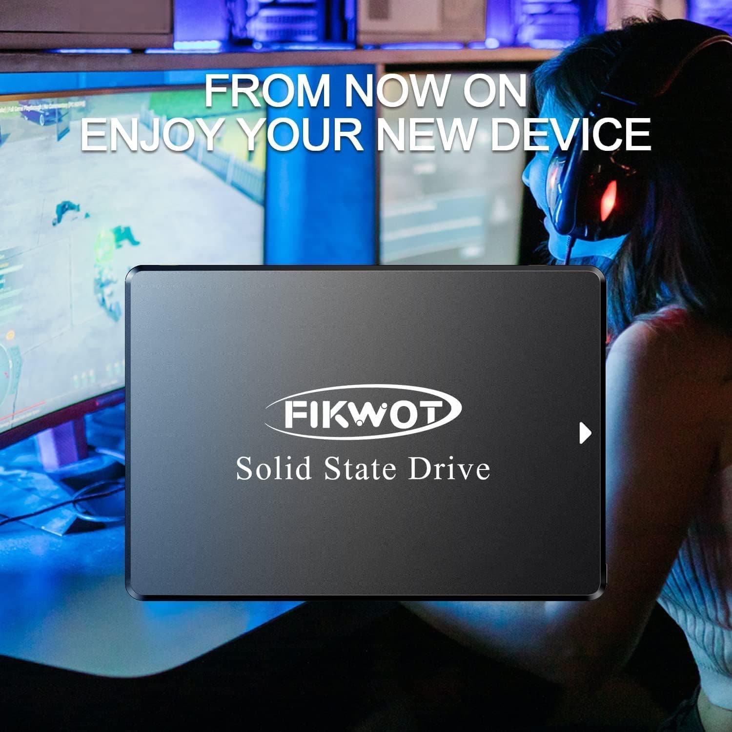 Buy Fikwot,Fikwot FS810 4TB SSD SATA III 2.5" 6GB/s, Internal Solid State Drive 3D NAND Flash (Read/Write Speed up to 550/500 MB/s) Compatible with Laptop & PC Desktop - Gadcet UK | UK | London | Scotland | Wales| Near Me | Cheap | Pay In 3 | Hard Drives