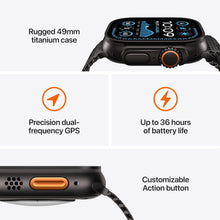 Buy Apple,Apple Watch Ultra 2 GPS + Cellular 49mm - Black Rugged Titanium Case, Sports Watch with Black Sports Straps - Gadcet UK | UK | London | Scotland | Wales| Near Me | Cheap | Pay In 3 | Smart Watches