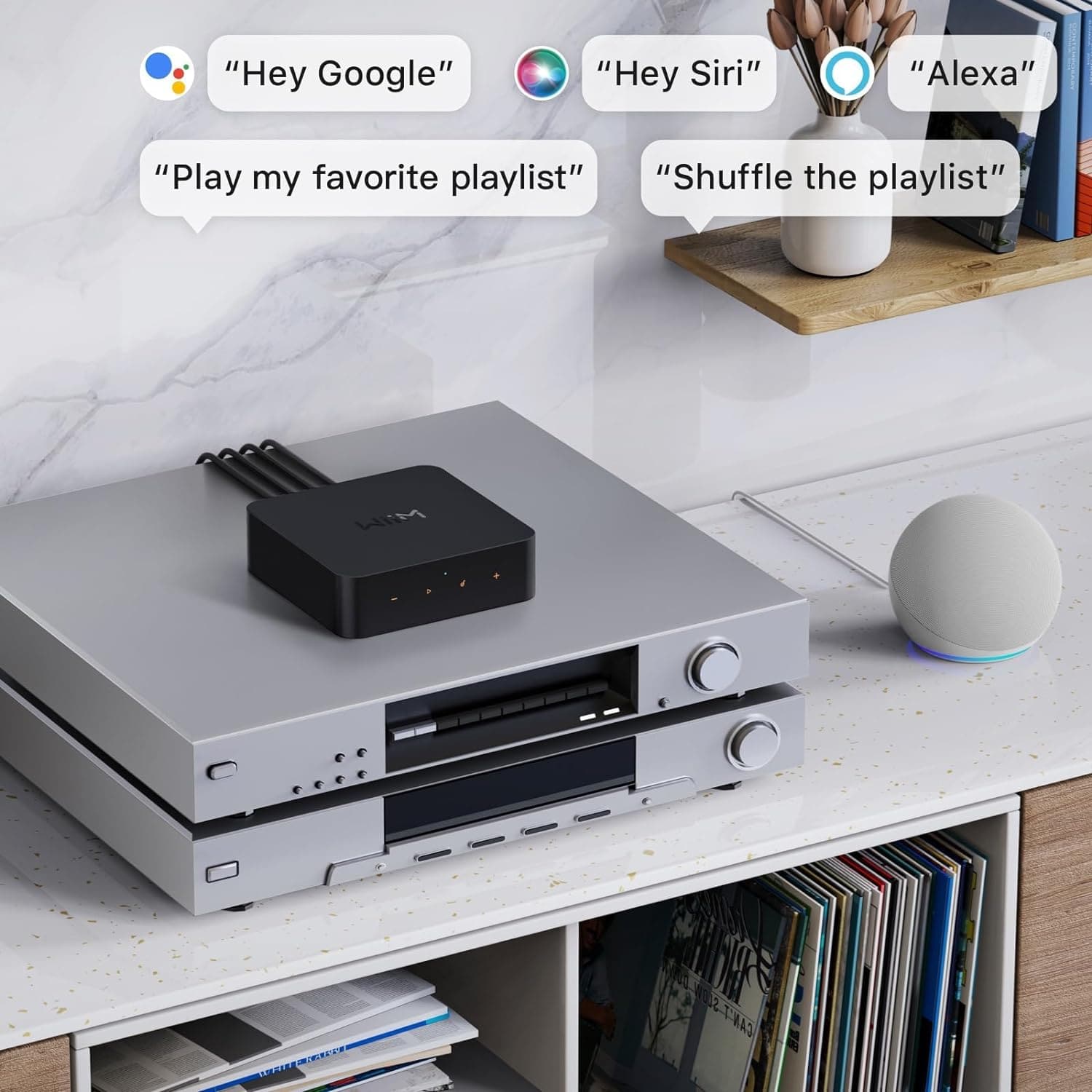 Buy WiiM,WiiM Pro Plus AirPlay 2 & Chromecast Audio Receiver with AKM DAC, Voice Remote, Alexa/Siri/Google Compatible, Hi-Res Multiroom Streaming from Spotify, Amazon Music, Tidal - Gadcet UK | UK | London | Scotland | Wales| Near Me | Cheap | Pay In 3 | Hi-Fi & Home Audio›
