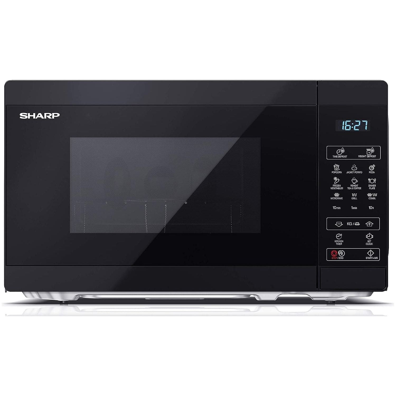 Buy SHARP,SHARP YC-MG02U-B Compact 20 Litre 800W Digital Microwave with 1000W Grill- Black - Gadcet UK | UK | London | Scotland | Wales| Ireland | Near Me | Cheap | Pay In 3 | Electronics