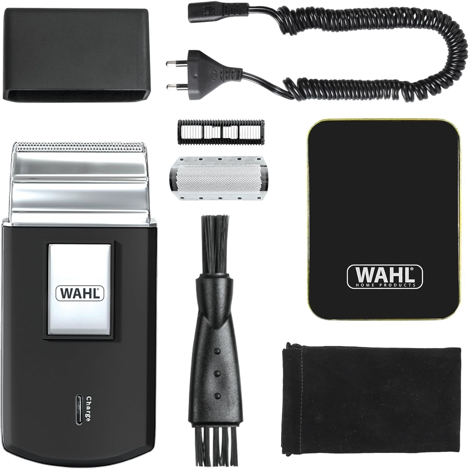 Buy WAHL,Wahl Pocket Travel Shaver - Compact Rechargeable Electric Shaver for Men, Flex Foils, Close Cut, Small Beard Shaver for Travelling - Black - Gadcet UK | UK | London | Scotland | Wales| Near Me | Cheap | Pay In 3 | Electric Shaver