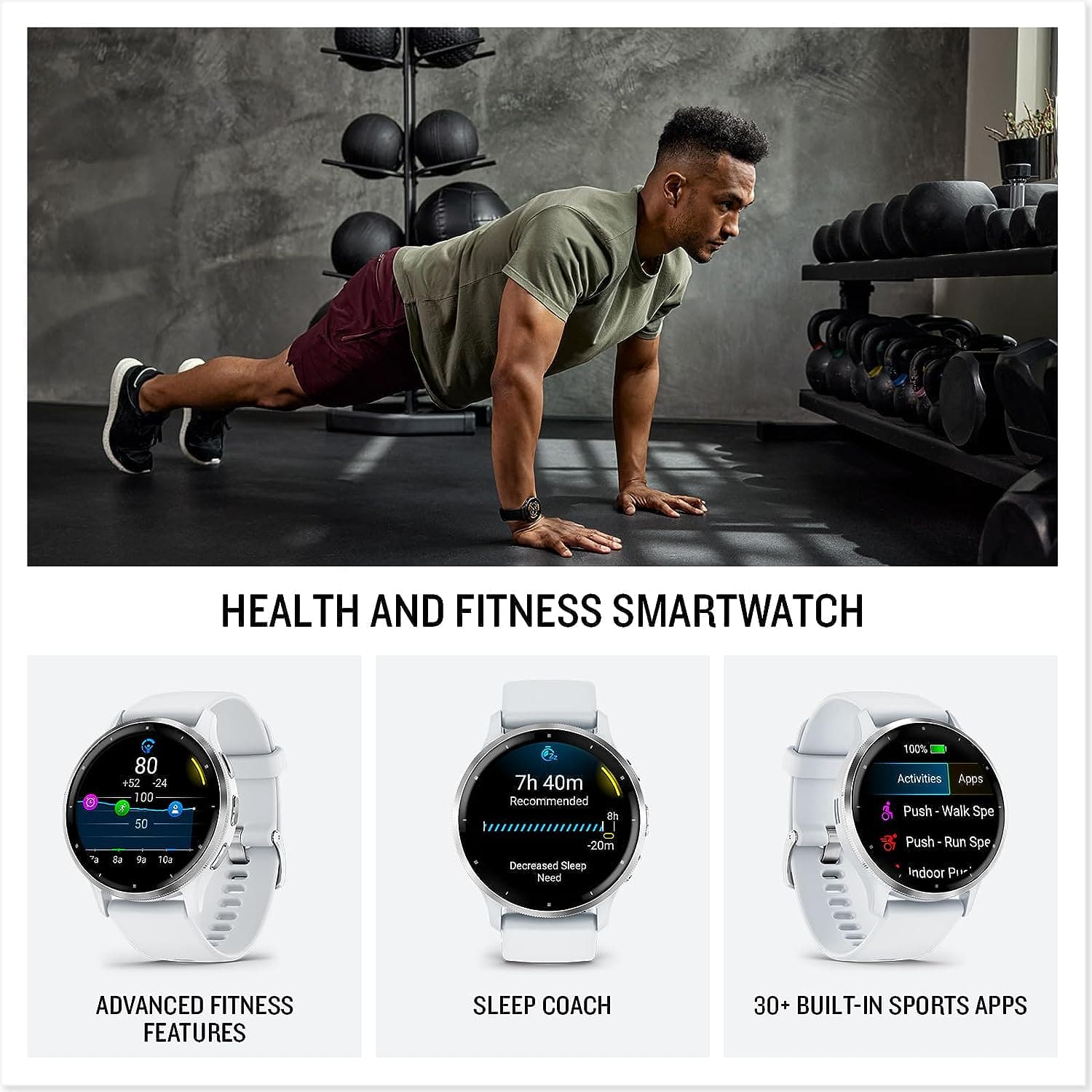Buy Garmin,Garmin Venu 3S AMOLED GPS smaller sized Smartwatch with All-day Health Monitoring and Voice Functionality, Slate stainless steel bezel with pebble grey case and silicone band - Gadcet UK | UK | London | Scotland | Wales| Ireland | Near Me | Cheap | Pay In 3 | Watches