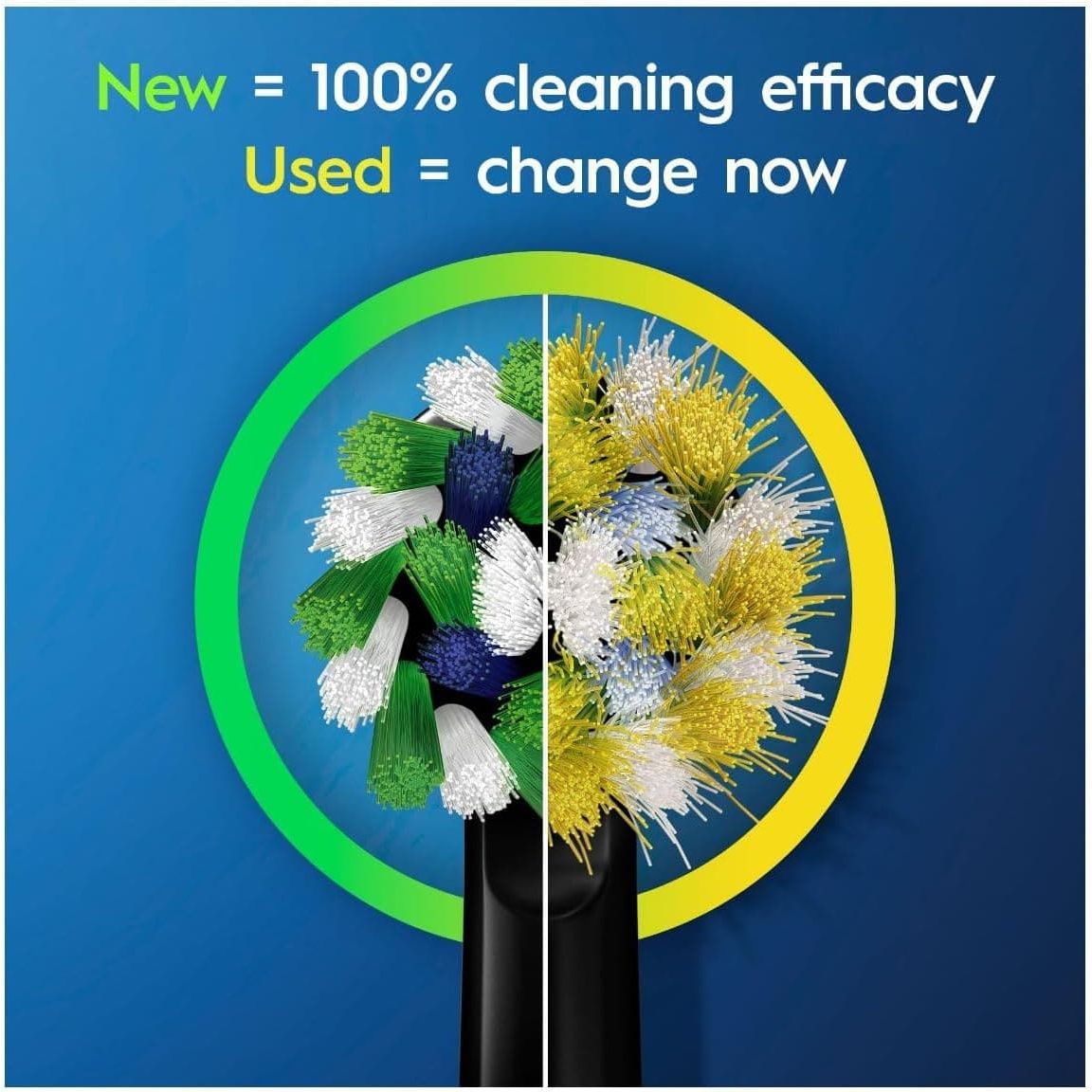 Buy Oral-B,Oral-B Cross Action Electric Toothbrush Head with CleanMaximiser Technology, Angled Bristles for Deeper Plaque Removal, Pack of 12 Toothbrush Heads, Recyclable Carton, Suitable for Mailbox, Black - Gadcet UK | UK | London | Scotland | Wales| Near Me | Cheap | Pay In 3 | Toothbrushes