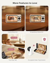 Momcozy Smart WiFi Baby Monitor – 5" 1080P Screen, Camera & Audio, Motion