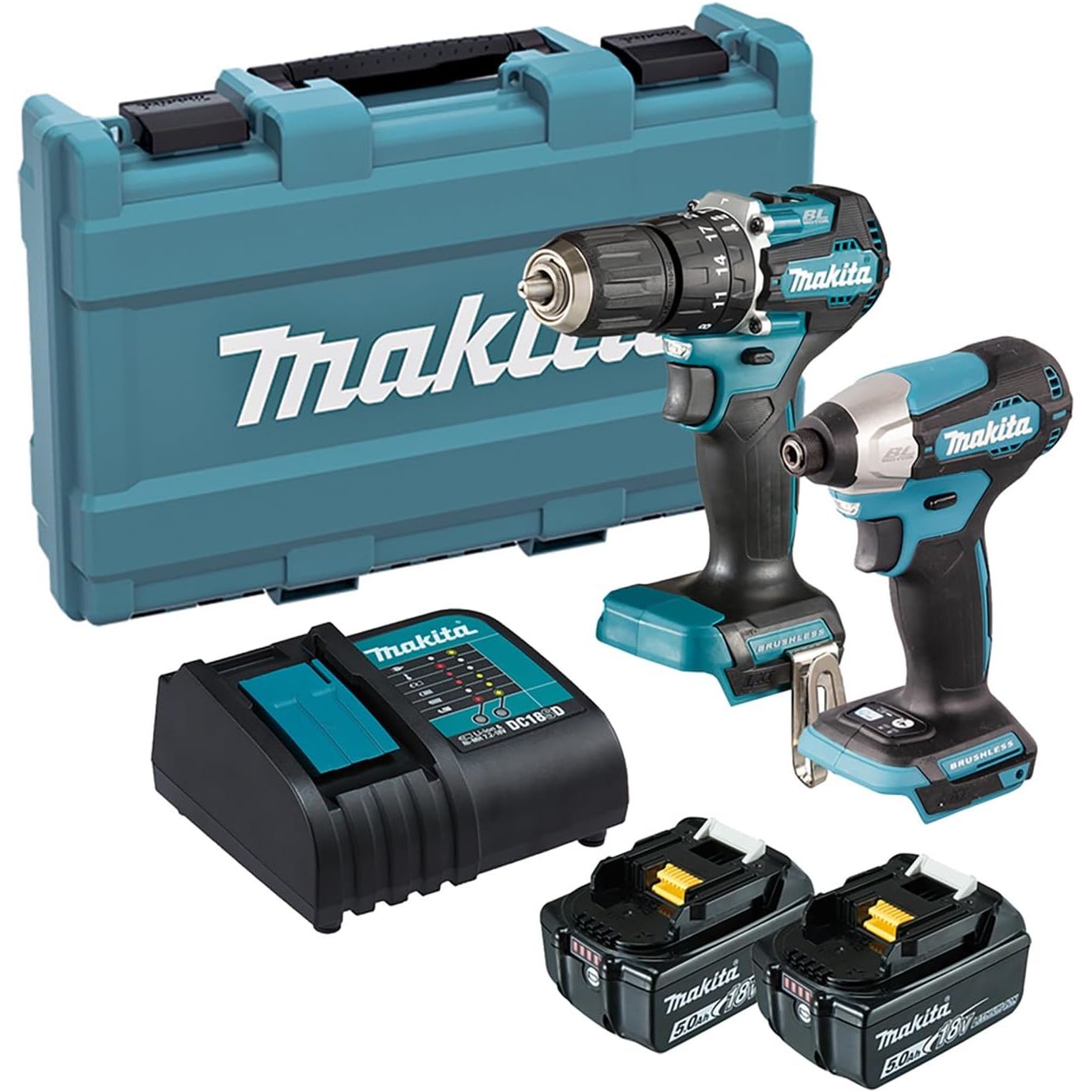 Buy Makita,Makita DLX2414ST 18V Li-ion LXT Combo Kit Complete with 2 x 5.0 Ah Batteries and Charger Supplied in a Plastic Case - Gadcet UK | UK | London | Scotland | Wales| Near Me | Cheap | Pay In 3 | Power Tool & Equipment Manuals