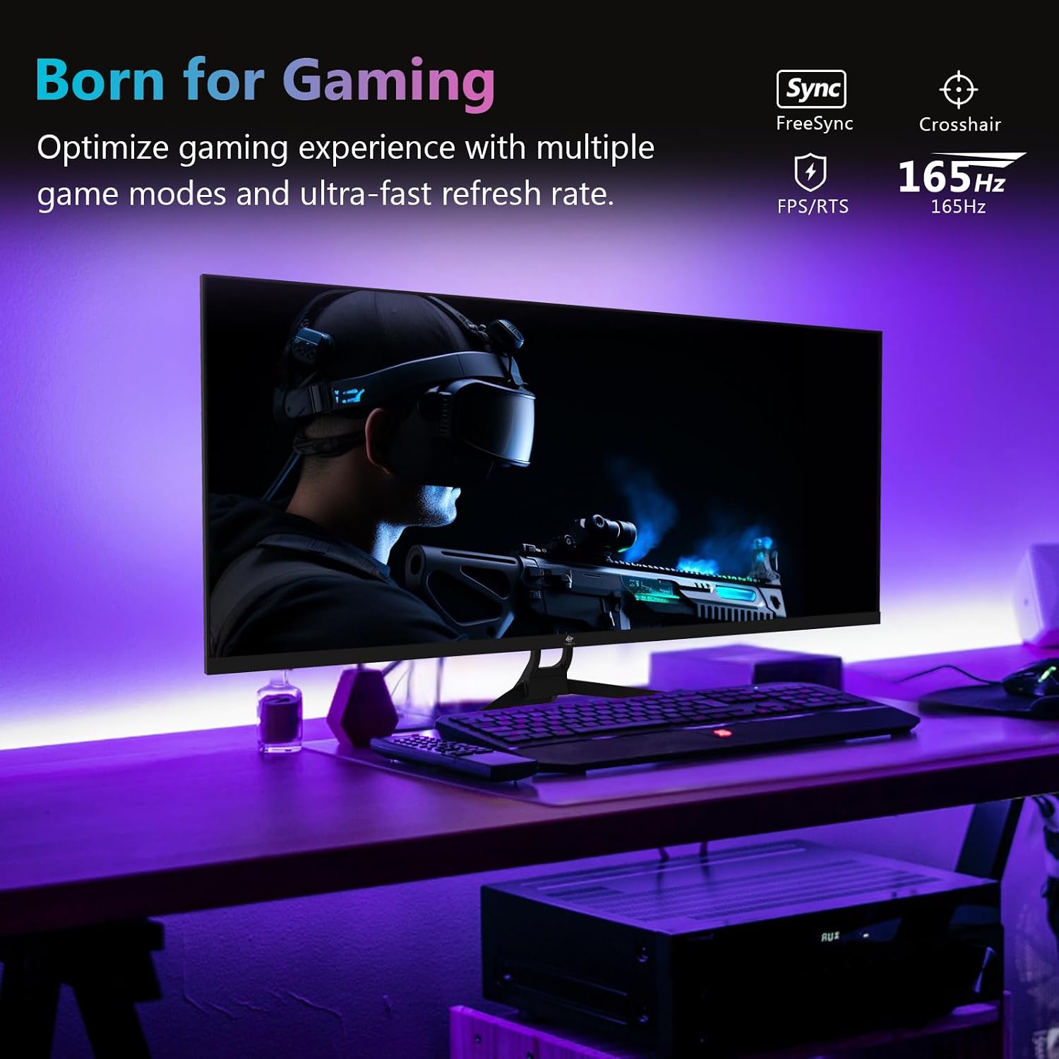 Z-EDGE UG34W 34" 165Hz IPS Ultrawide Gaming Monitor