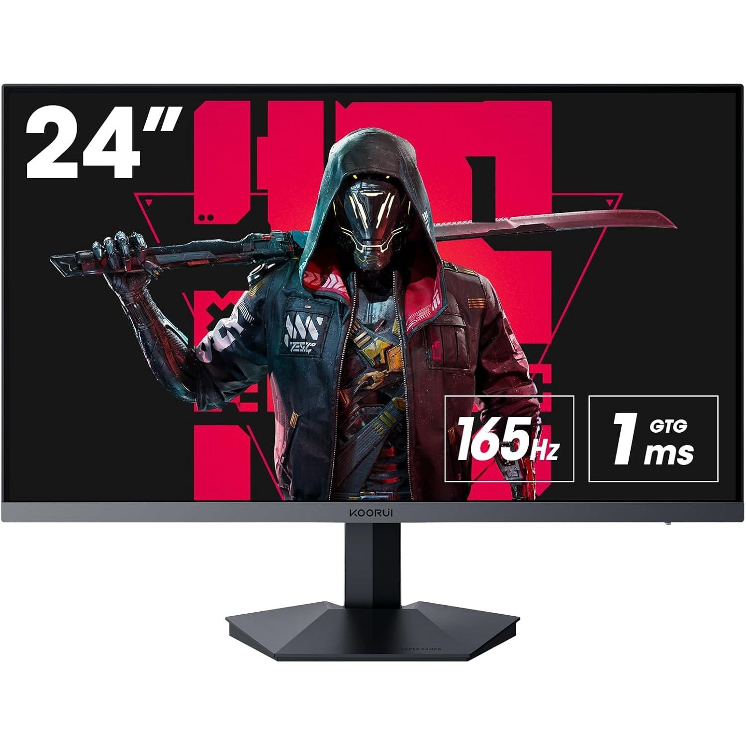Buy KOORUI,KOORUI 24" Gaming Monitor - FHD 1080P, 165Hz, 1ms VA Panel, AdaptiveSync Technology - Gadcet UK | UK | London | Scotland | Wales| Near Me | Cheap | Pay In 3 | Computer Monitors