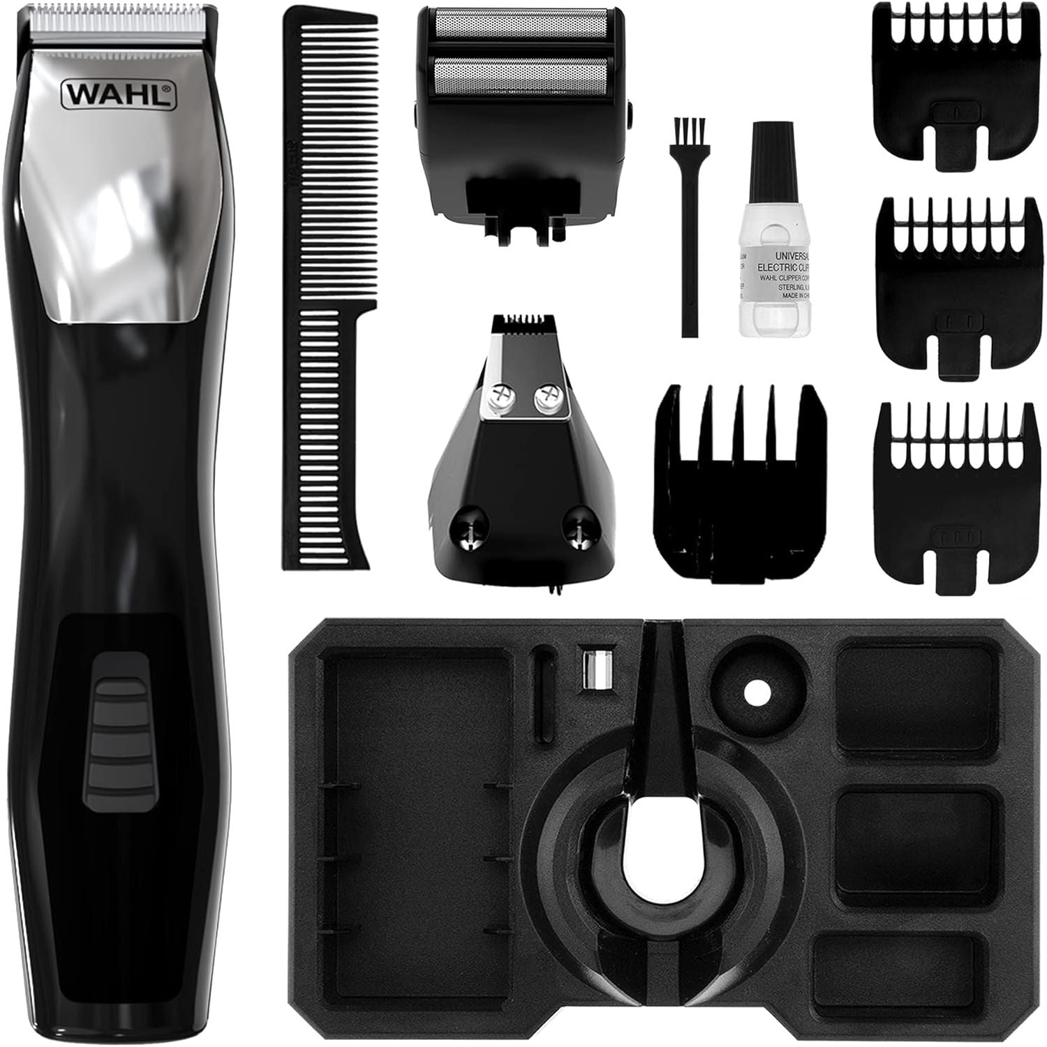 Buy Wahl,Wahl Groomsman 8-in-1 Multigroomer for Men - Face & Body Trimming, Beard & Stubble Trimmer, Nose Trimmer, 3 Interchangeable Heads, Grooming Set - Gadcet UK | UK | London | Scotland | Wales| Near Me | Cheap | Pay In 3 | Trimmer & Shavers