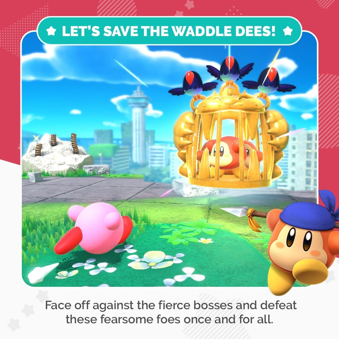Buy Nintendo,Kirby and the Forgotten Land: Starcrossed Edition for Nintendo Switch 2 - Gadcet UK | UK | London | Scotland | Wales| Near Me | Cheap | Pay In 3 | Video Game Software