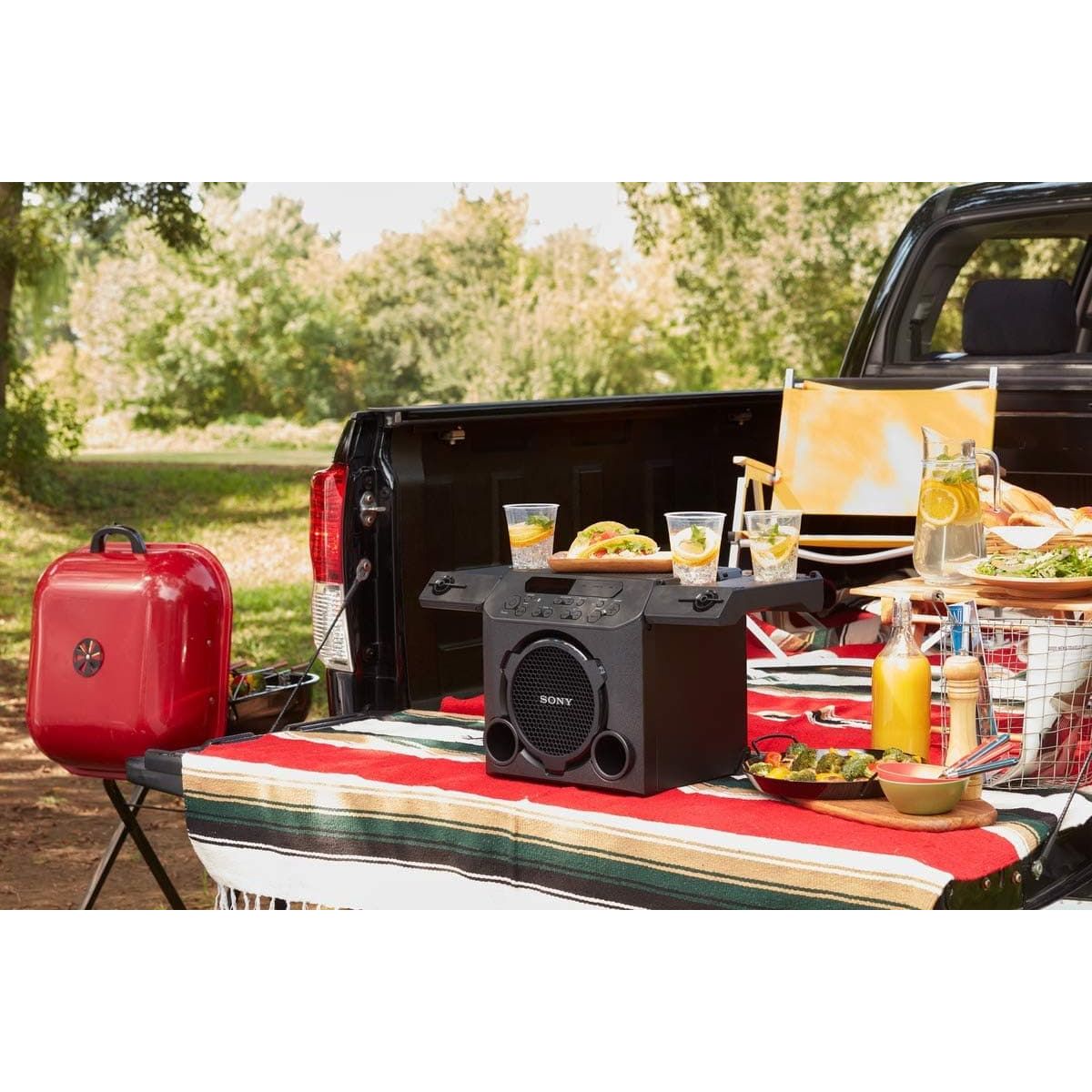 Buy Sony,Sony GTK-PG10, Outdoor Speaker. One Box Music System, with Built in Battery and Foldable Table Top Panel - Splashproof GTKPG10.CEL - Gadcet UK | UK | London | Scotland | Wales| Ireland | Near Me | Cheap | Pay In 3 | Bluetooth Speakers