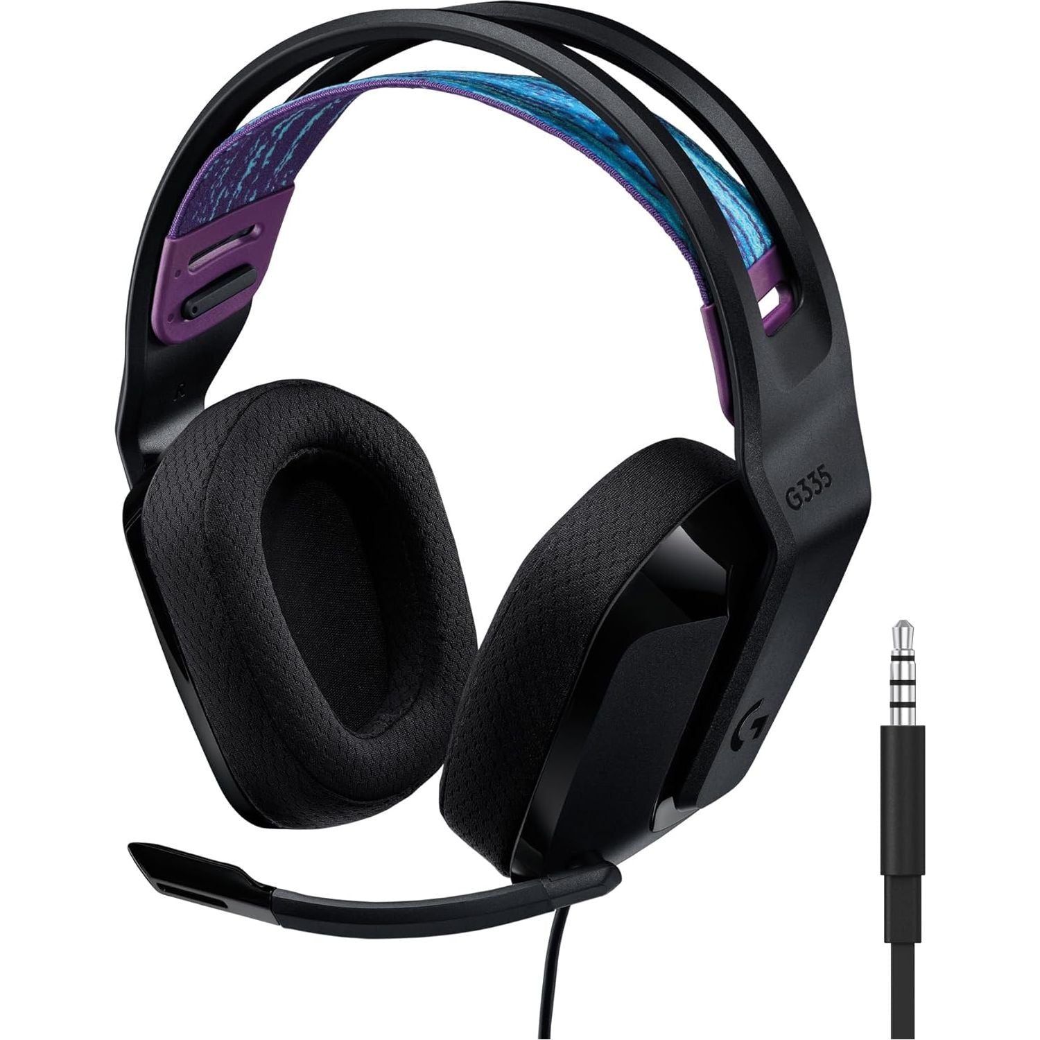 Buy Logitech,Logitech G335 Wired Gaming Headset – Microphone, 3.5mm Jack, Memory Foam, Lightweight, Multi-Platform, Black - Gadcet UK | UK | London | Scotland | Wales| Near Me | Cheap | Pay In 3 | Headphones & Headsets