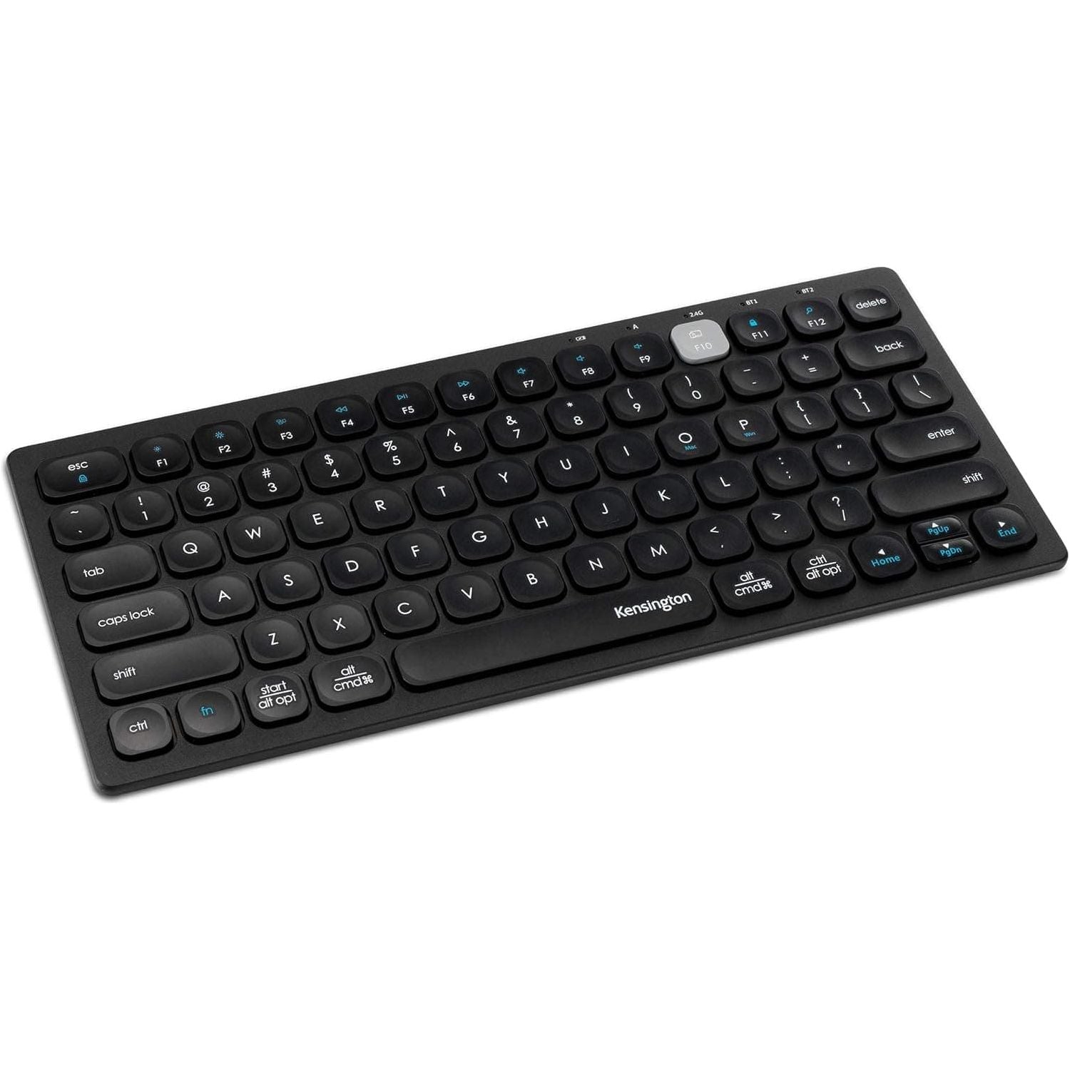 Buy Kensington,Kensington Wireless Keyboard - Multi Device Dual Wireless Compact Keyboard; Connects via Bluetooth or USB 3.0, QWERTY UK Layout Mini Keyboard, Windows, Mac, iOS & ChromeOS Compatible - Black - Gadcet | UK | London | Scotland | Wales| Near Me | Cheap | Pay In 3 | Keyboard