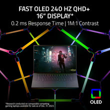 Razer Blade 16 (2024) Gaming Laptop – Intel i9, RTX 4090HX, 16" OLED 240Hz QHD+, 64GB DDR5, 4TB SSD, UK Layout, Black