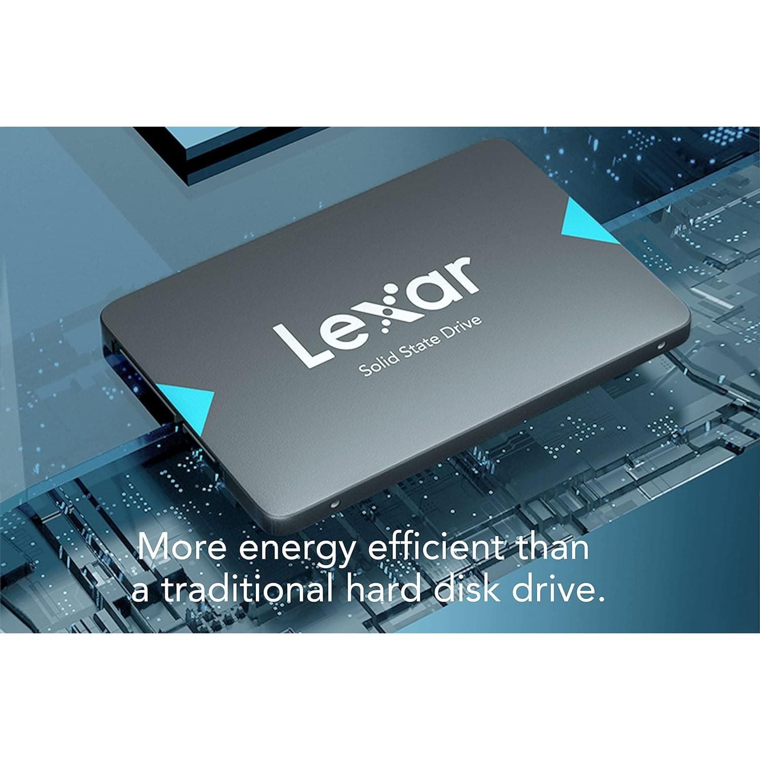 Buy Lexar,Lexar NQ100 2.5” SATA III (6Gb/s) 960GB SSD, Up to 550MB/s Read Solid State Drive, Internal SSD for Laptop, Desktop Computer/PC (LNQ100X960G-RNNNG) - Gadcet UK | UK | London | Scotland | Wales| Ireland | Near Me | Cheap | Pay In 3 | Hard Drives