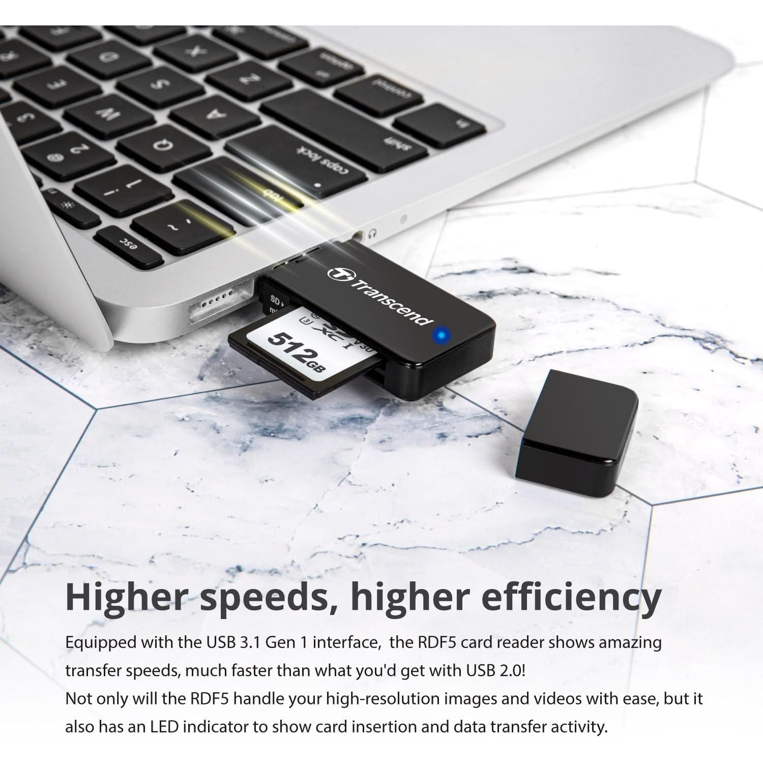 Buy Transcend,Transcend RDF5 USB 3.1 Type-A SD & microSD Card Reader – Black (TS-RDF5K) - Gadcet UK | UK | London | Scotland | Wales| Near Me | Cheap | Pay In 3 | Memory Card Readers