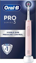 Buy Oral-B,Oral-B Pro 3 Electric Toothbrush with Smart Pressure Sensor - Pink - Gadcet.com | UK | London | Scotland | Wales| Ireland | Near Me | Cheap | Pay In 3 | Health & Beauty