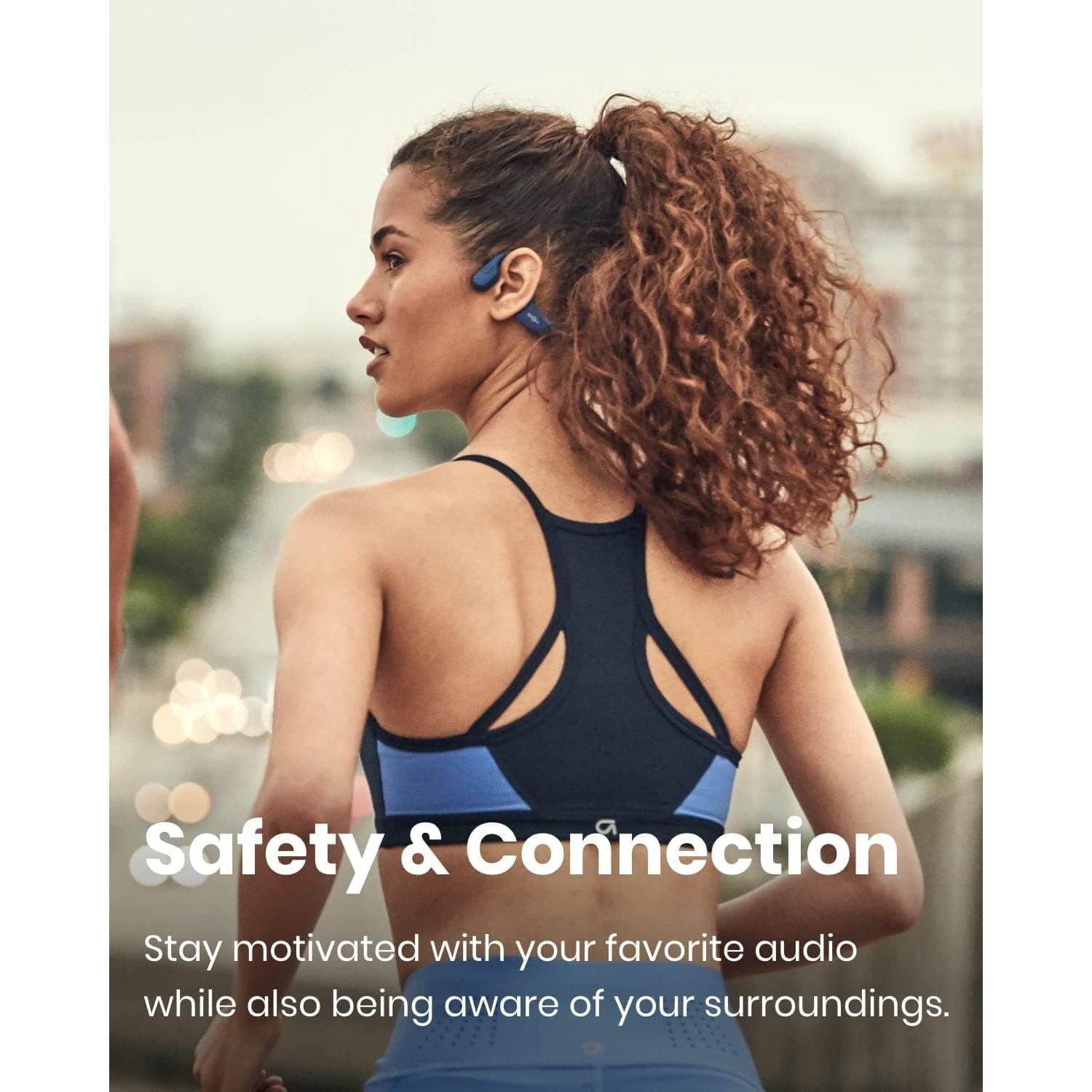 Buy Shokz,Shokz Openrun Mini Bone Conduction Sports Headphones, Bluetooth Wireless Earphones with Mic, 8H Playtime, Open-Ear Waterproof for Running Workout - Blue - Gadcet.com | UK | London | Scotland | Wales| Ireland | Near Me | Cheap | Pay In 3 | Earphones