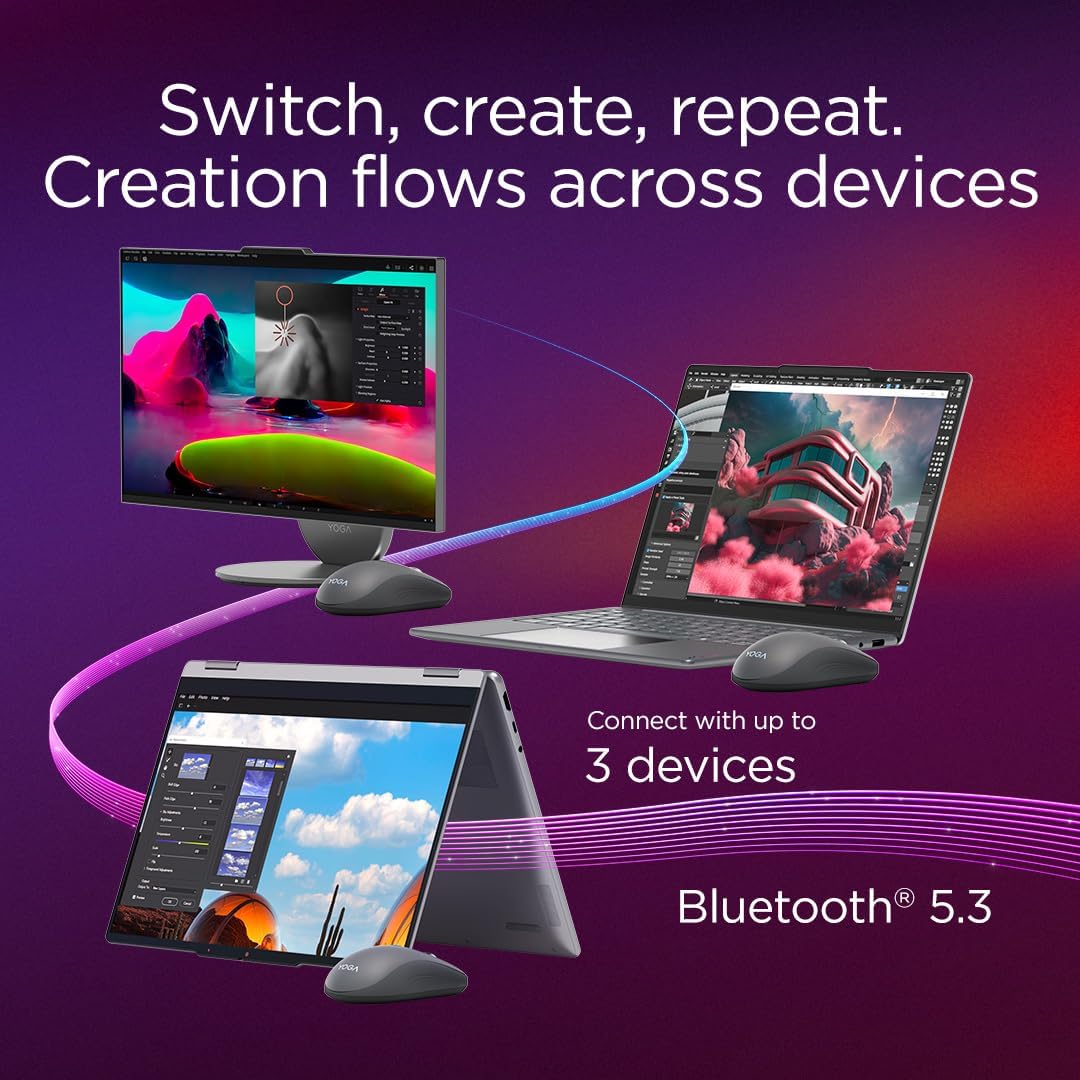 Buy Lenovo,Lenovo Yoga – Silent Bluetooth Mouse (Moon Grey) - Gadcet UK | UK | London | Scotland | Wales| Near Me | Cheap | Pay In 3 | Mice & Trackballs