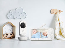 Buy Motorola,Motorola Nursery VM35-2 / Ease 35 Twin Baby Monitor with 2 Cameras 5.0 Inch Video Baby Monitor Display Split Screen Display Night Vision TwoWay Communication Lullabies Zoom Room Temperature, White - Gadcet.com | UK | London | Scotland | Wales| Ireland | Near Me | Cheap | Pay In 3 | Monitors